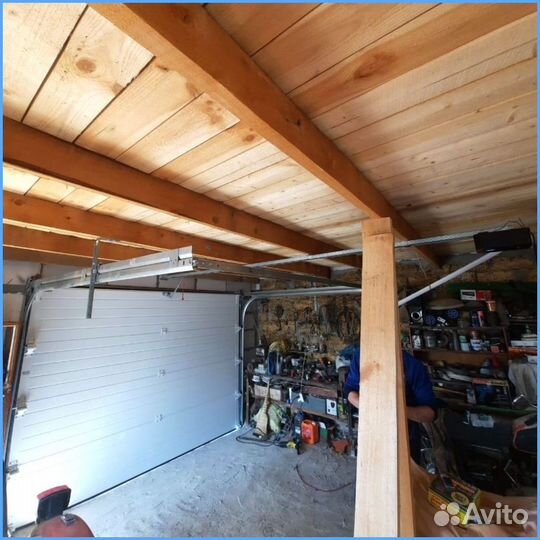 Автоматические секционные гаражные ворота