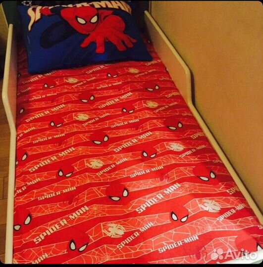 Детская кровать 160 на 80 с матрасом