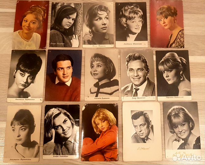 Коллекция фотографий актеров эпохи СССР