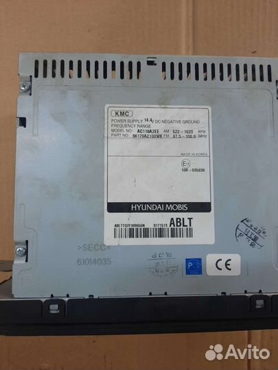 Магнитола KIA ceed JD 2012-2018