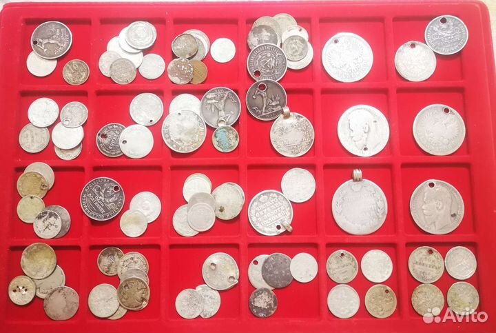 Серебряные монеты по весу