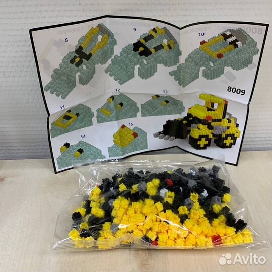 3D конструктор Universal blocks. Эксковатор 8009