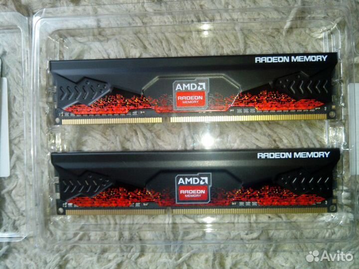 Оперативка AMD radeon с радиаторами DDR-3