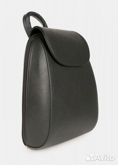 Рюкзак женский кожаный черный Marmalato