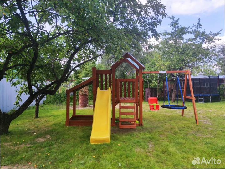 Детский игровой комплекс зима / лето