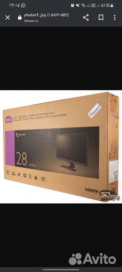 Монитор benq 28