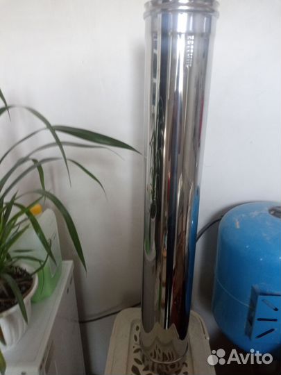 Дымоходная труба 150 (L: 1,0 м) (430/0,8мм)