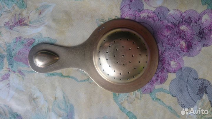 Ситечко серебро 916 эмаль Новое