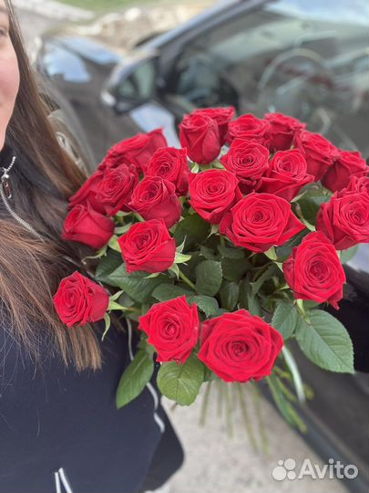 Розы 25 штук букеты роз в любом количестве