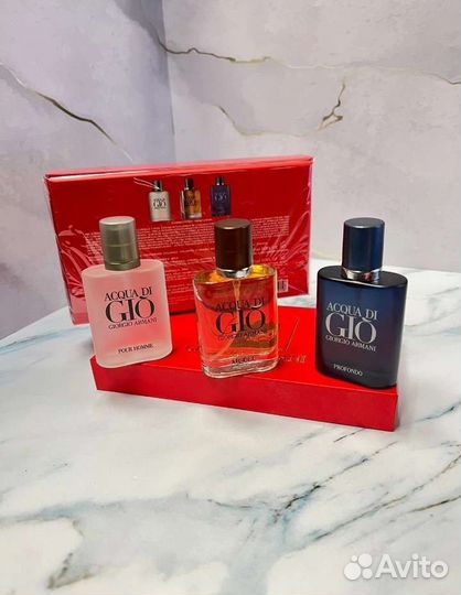 Набор духов Acqua di Gio Giorgio Armani,3*30ml