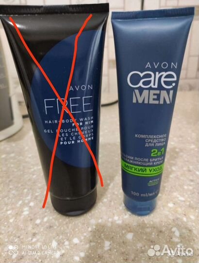 Мужской шампунь avon