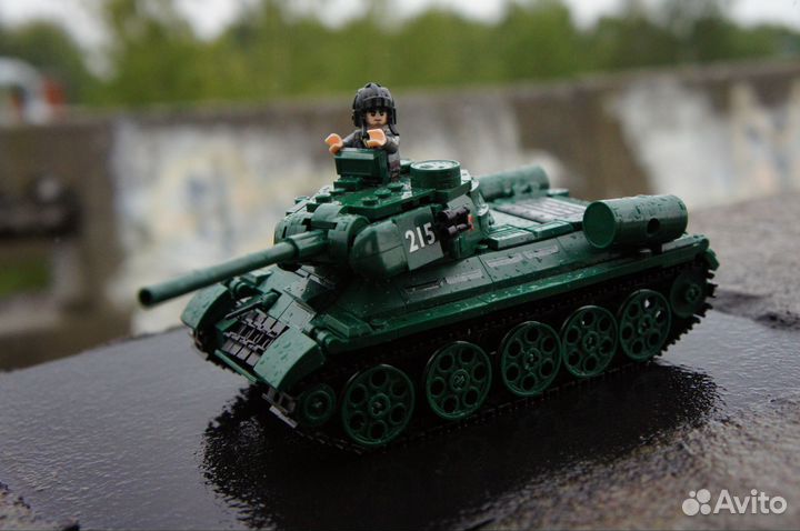 Лего модель танка т 34