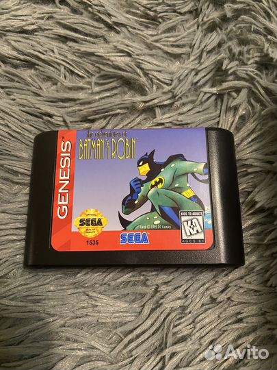 Картридж Sega The Adventures of Batman & Robin