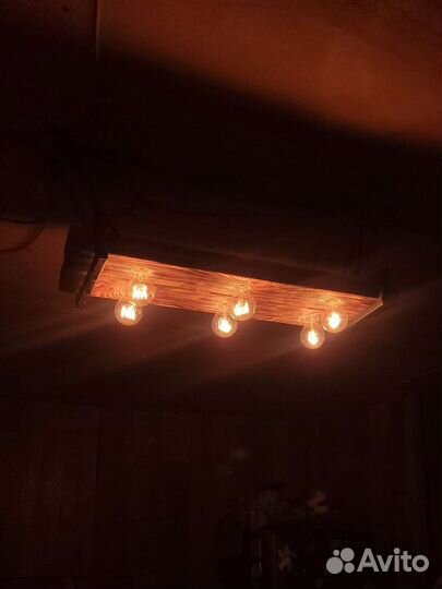 Люстра в стиле лофт