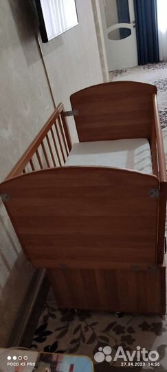 Детская кровать с матрасом