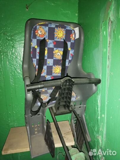 Детское велокресло заднее