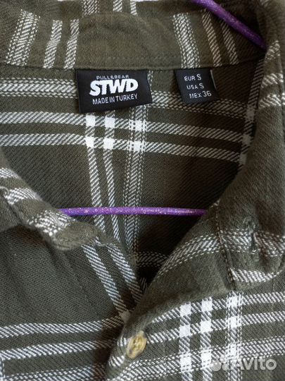 Рубашка pull bear мужская