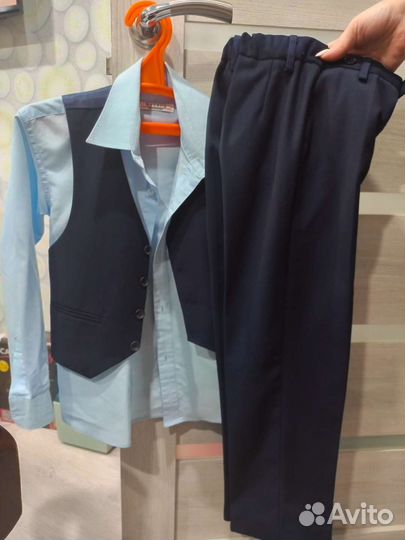 Школьный костюм для мальчика 116 122 синий