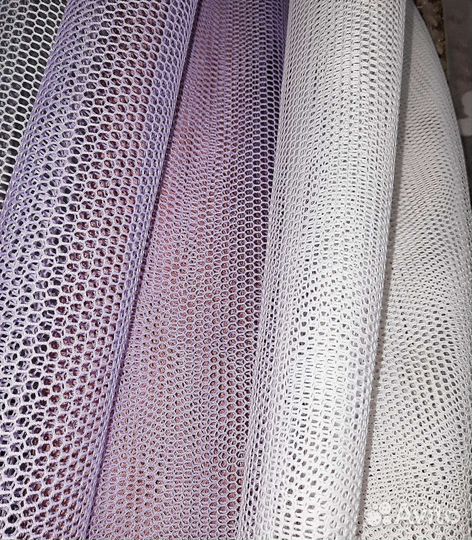 Тюль новый готовый Сетка Соты Пошив