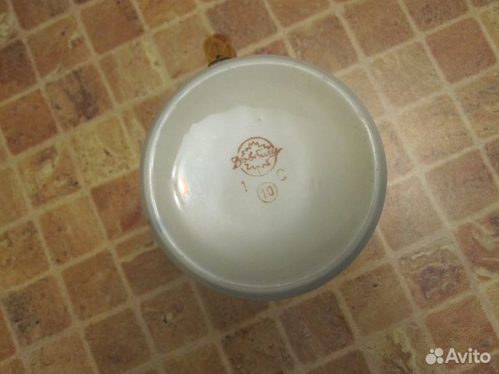 Чашки и сахарница кобальт