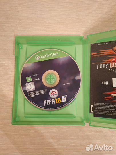 Диск fifa 18 на xbox one