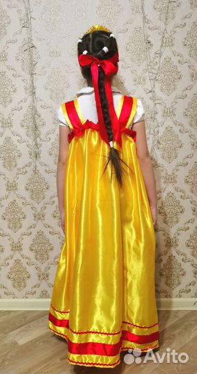 Русский народный костюм для девочек 122/140