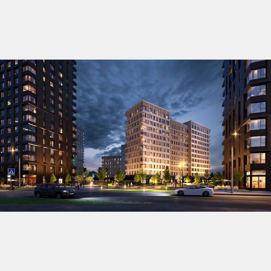 2-к. квартира, 55,6 м², 2/28 эт.