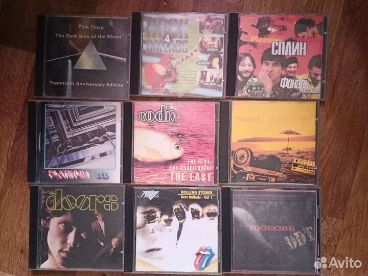 Cd компакт диски рок музыка