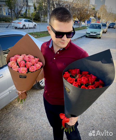 Букет роз 50см