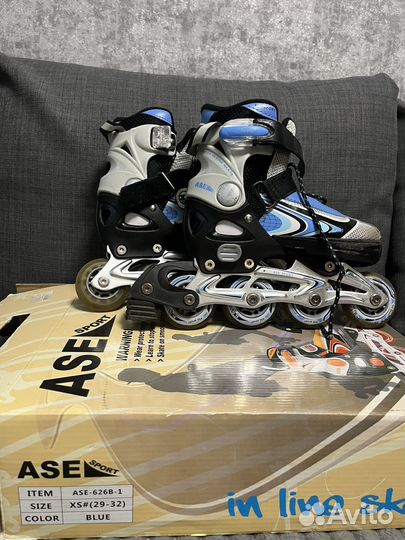 Коньки детские раздвижные 29 32