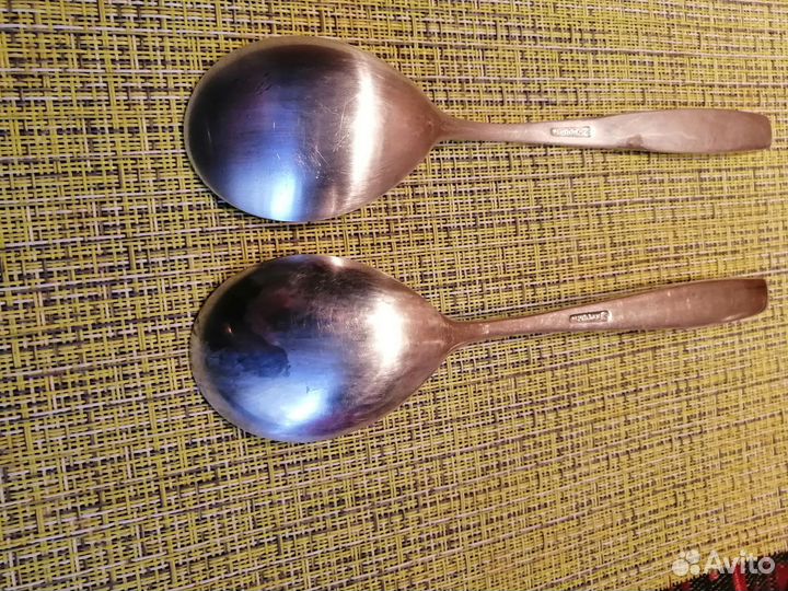 Набор столовых ложек, мельхиор, СССР