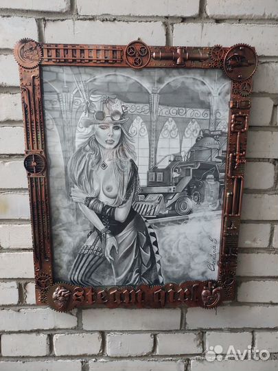 Картина стимпанк