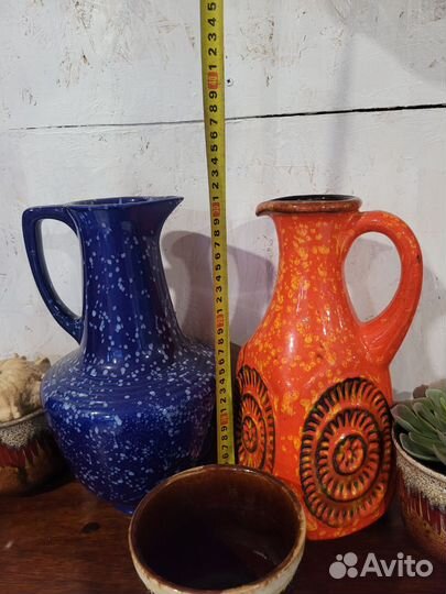 Пара Кувшинов керамика, винтаж, Германия