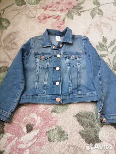Джинсовая куртка для девочки