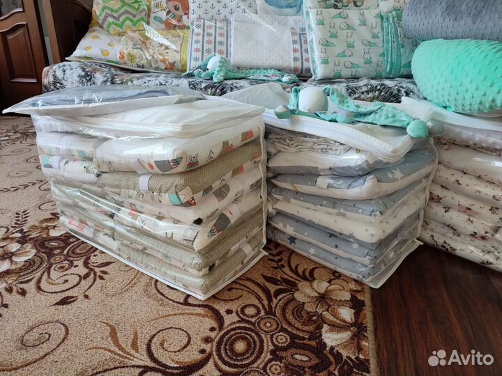 Бортики, детская постель. Кровать. Кокон.Новое