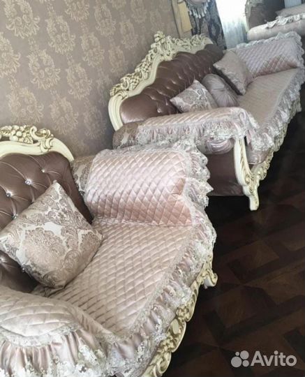 Накидки на диван и два кресла