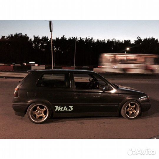 Накладки на пороги Volkswagen Golf 3