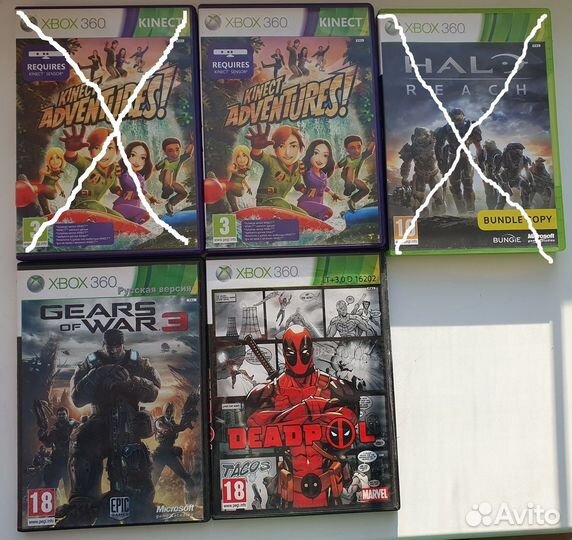 Диски xbox 360 лиц и LT