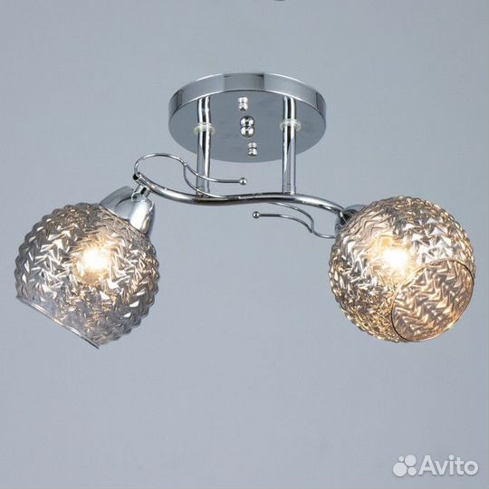 Люстра 'Эрион' 2хЕ27 40Вт хром 44х18х24 см