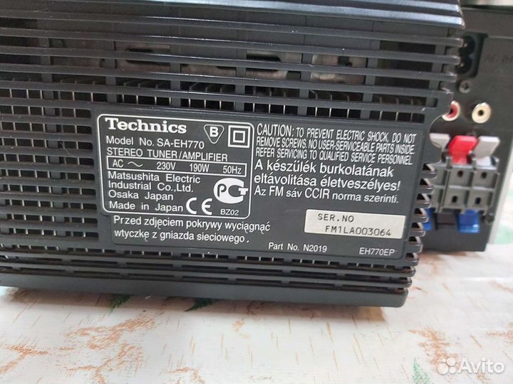 Музыкальный центр Technics в идеальном состоянии в