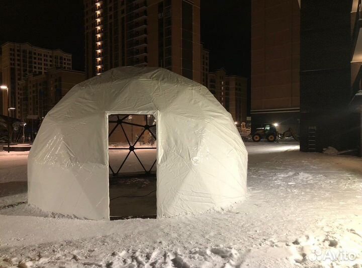 Геокупол, глэмпинг