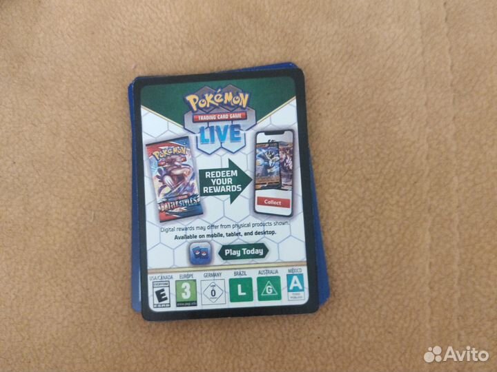 Ориги карты покемон