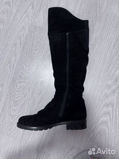 Зимние женские сапоги 38 натуральная замша