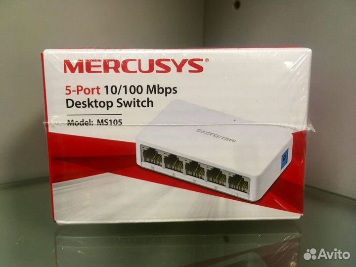 Коммутатор 100Mbit 5портов Mercusys MS105 Hub Swit