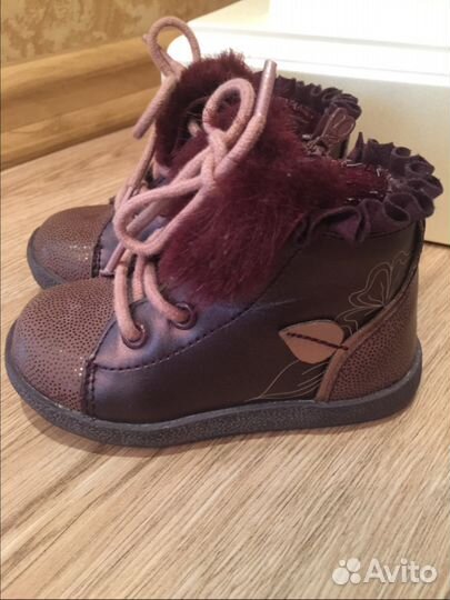 Демисезонные ботиночки для девочки размер 20
