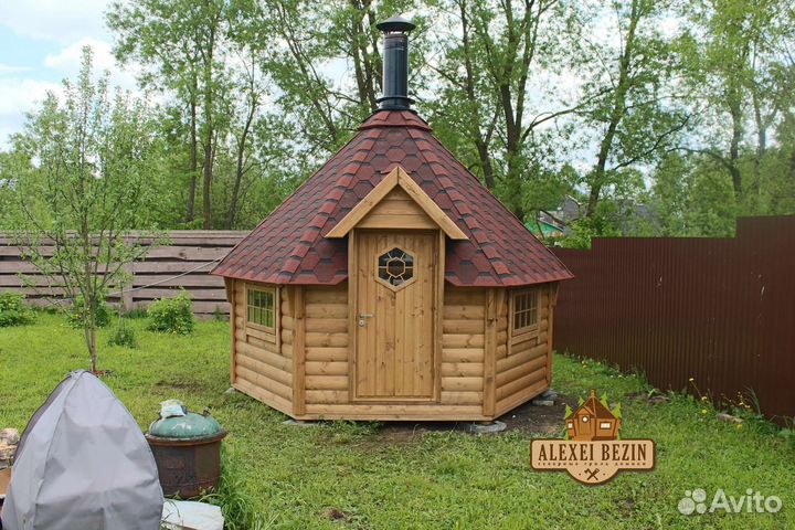 Финский гриль домик