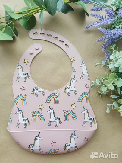 Нагрудник силиконовый новый