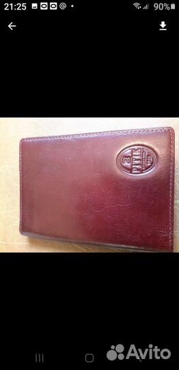 Обложка для автодокументов натуральная кожа