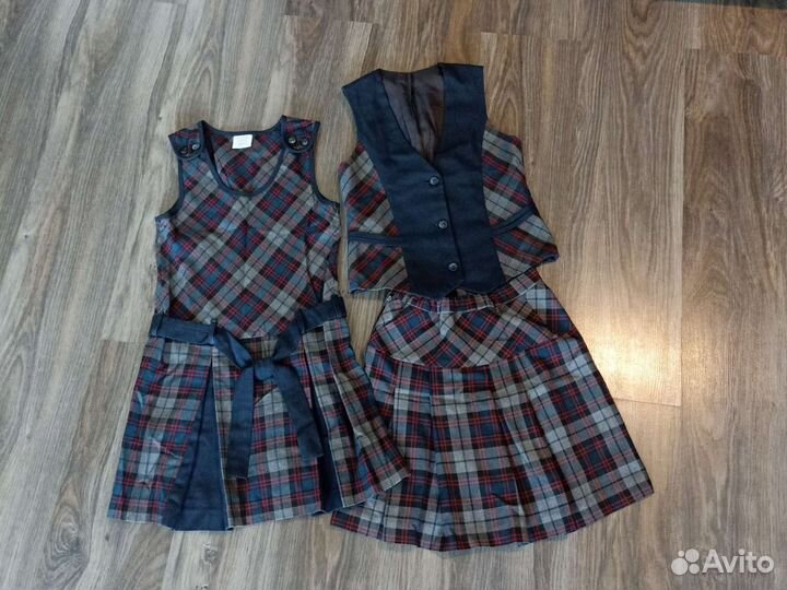 Школьная форма для девочки 128 синяя