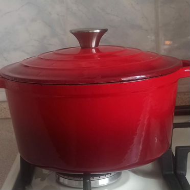 Кастрюля эмалированная чугунная